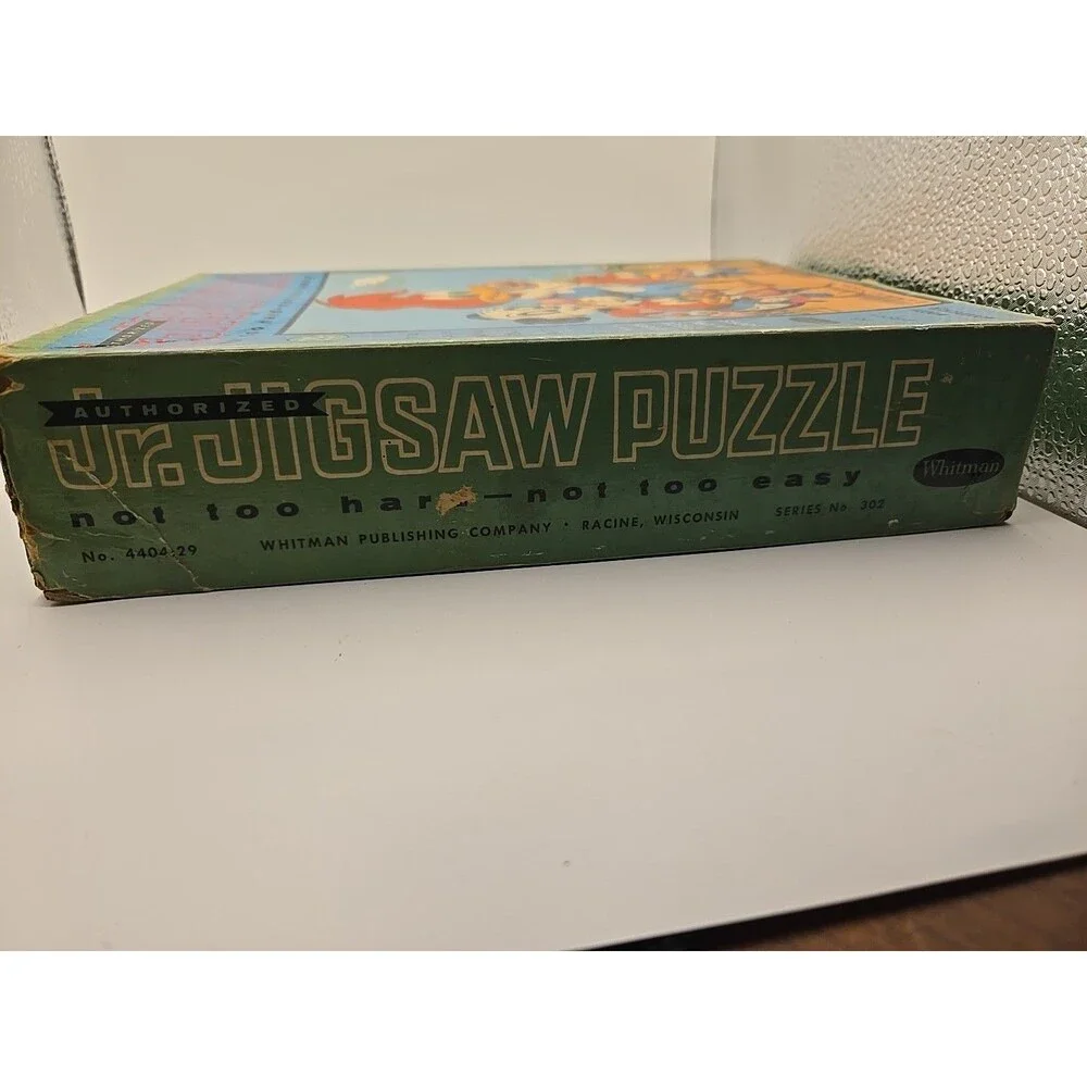 Woody Woodpecker Whitman Jr. Jigsaw Puzzle, Vintage, Complete in Box 4409-29